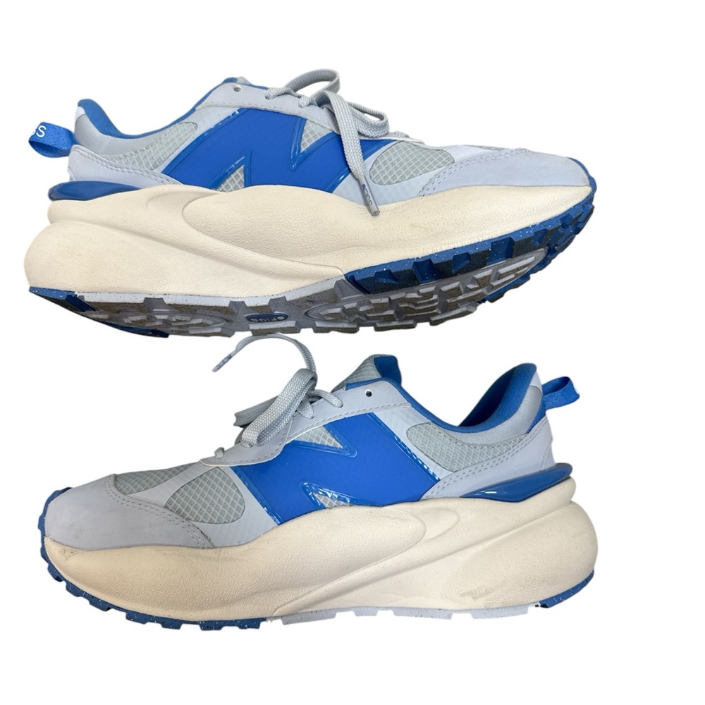 New Balance x FIGS 3447 Light Blue and Gray Sneakers